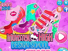 Игра Монстр Хай: Дизайн школьной обуви