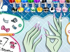 Игра Монстр Хай: Ухаживаем за ногтями
